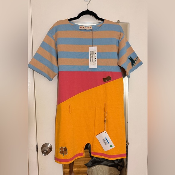 NWT Marni Colorblock Dress Size 42 - Picture 4 of 10